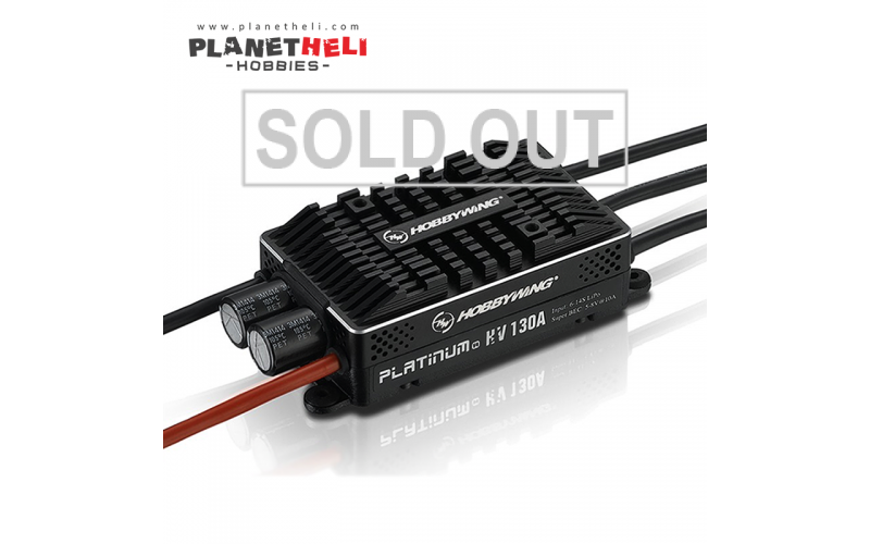 Hobbywing Platinum PRO 130A V4 6S-14S Brushless ESC With 8V 10A BEC